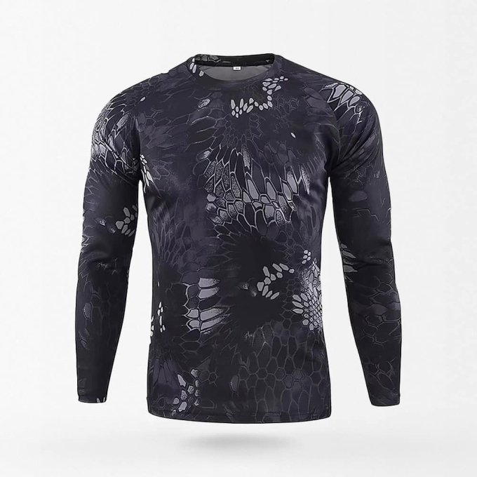 Camiseta de compresión camuflaje manga larga Kryptek Typhon