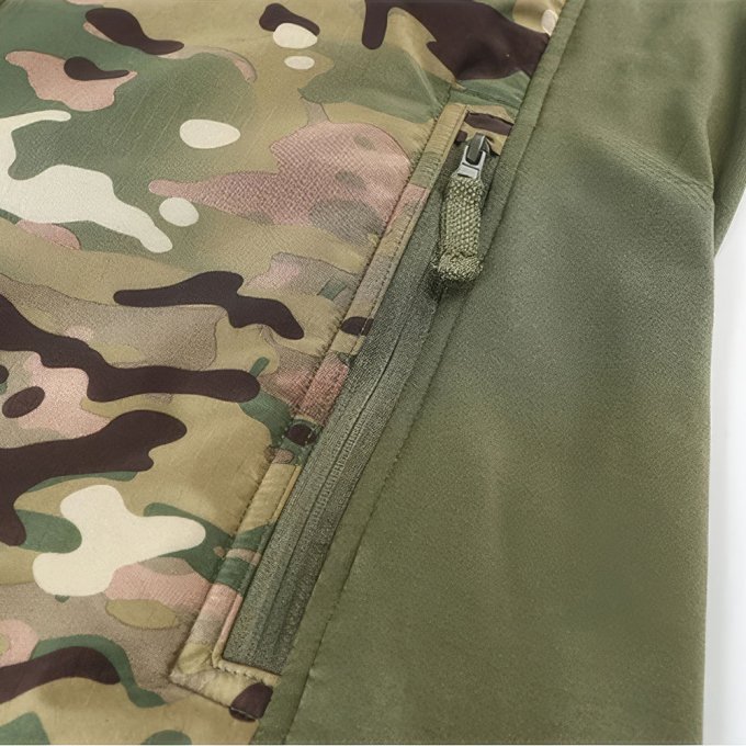 Chaqueta impermeable táctica camuflaje - Imagen 4