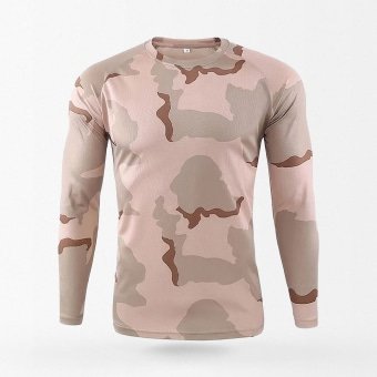 Camisa de manga larga camuflaje desierto para hombre – 3 colores