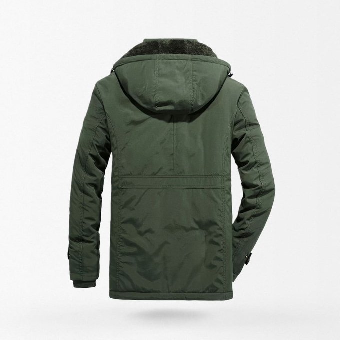 Parka militar forrada de forro polar - Imagen 3