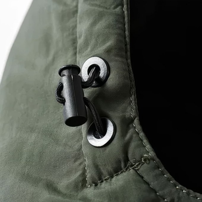 Parka militar forrada de forro polar - Imagen 5