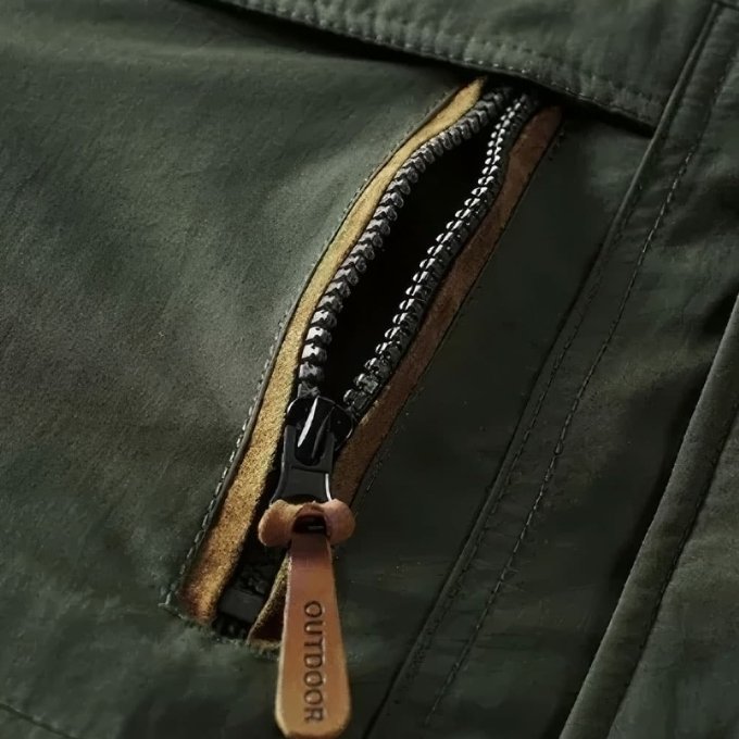 Parka militar forrada de forro polar - Imagen 6