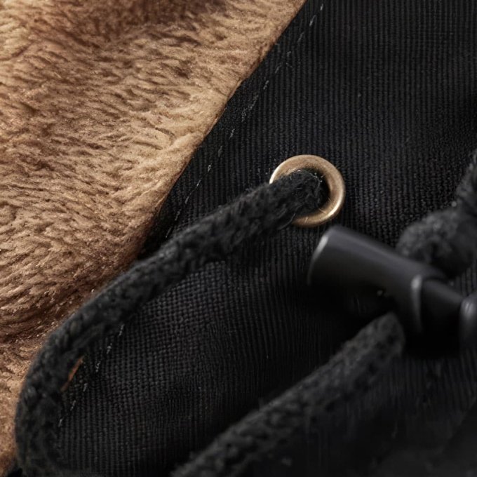 Parka militar con forro de piel - Imagen 5