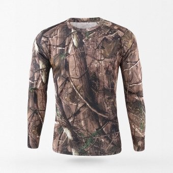 Camisa de camuflaje de manga larga para caza