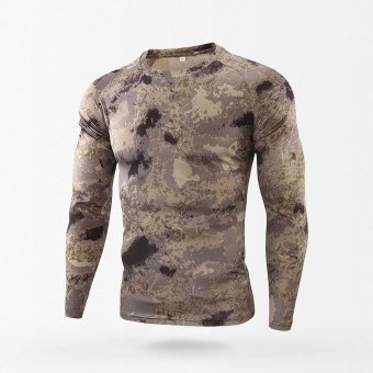 Camiseta camuflaje de manga larga A-Tacs AU