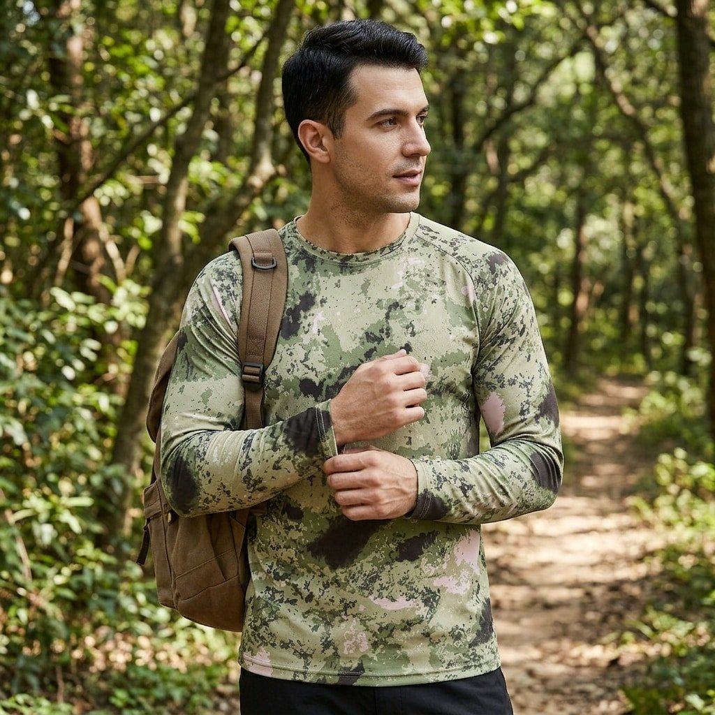Long sleeve mens camo shirt – A-Tacs FG