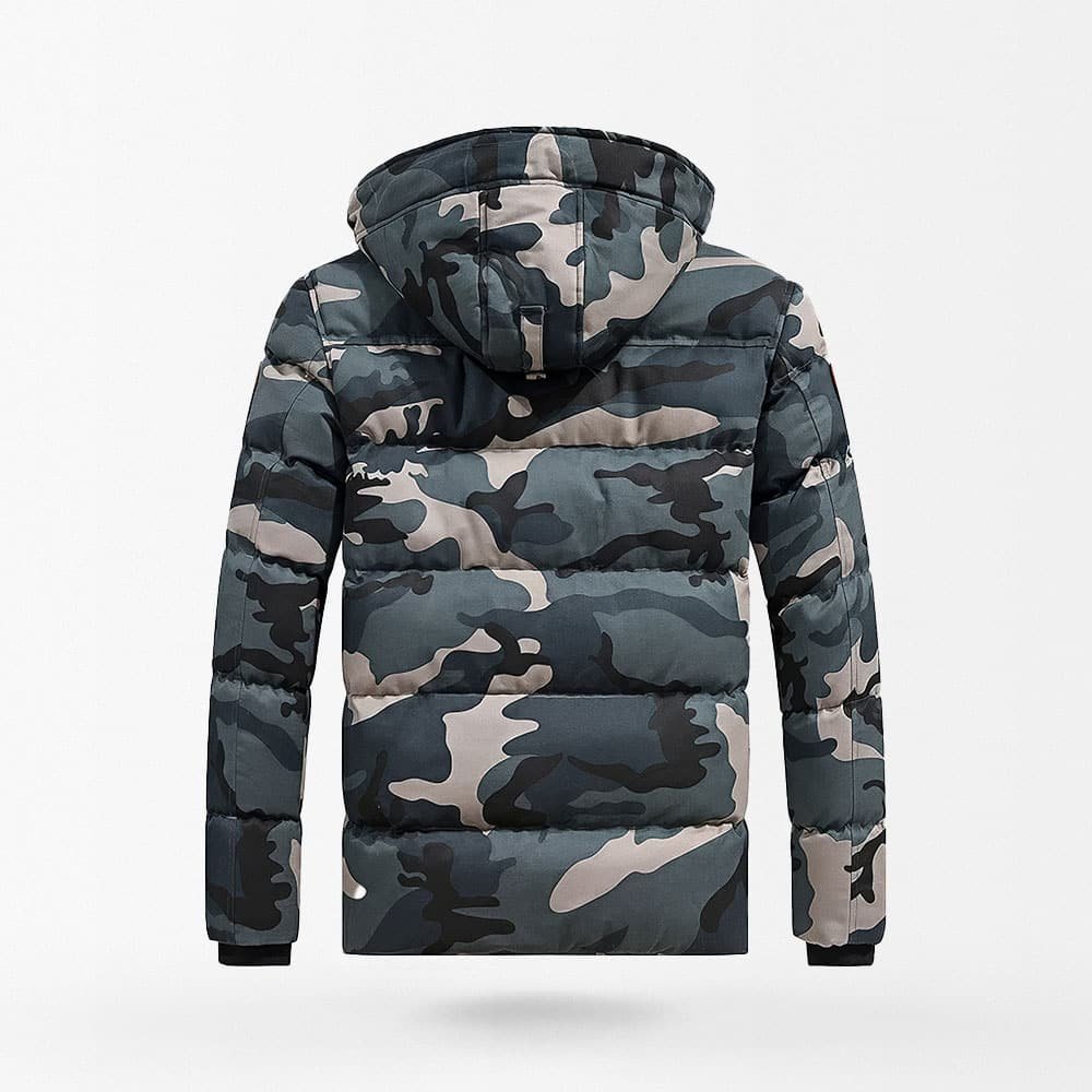 Parka militar de camuflaje para clima frío - Imagen 3