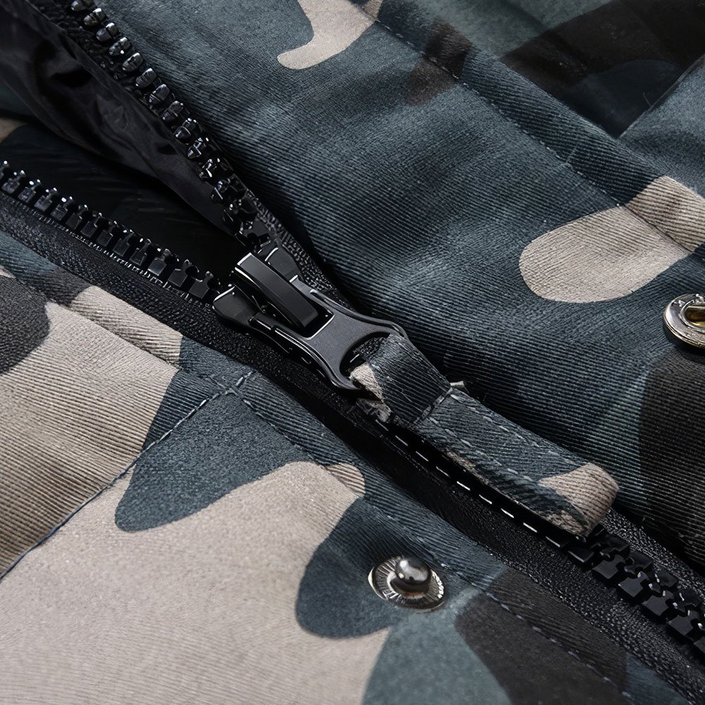 Parka militar de camuflaje para clima frío - Imagen 6