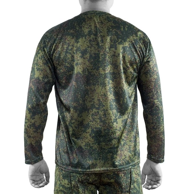 camisa militar de manga larga EMR Digital Flora - Imagen 2