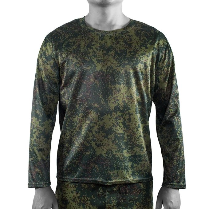camisa militar de manga larga EMR Digital Flora - Imagen 3