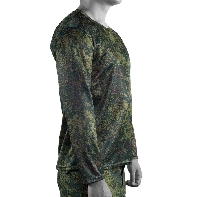 camisa militar de manga larga EMR Digital Flora - Imagen 5