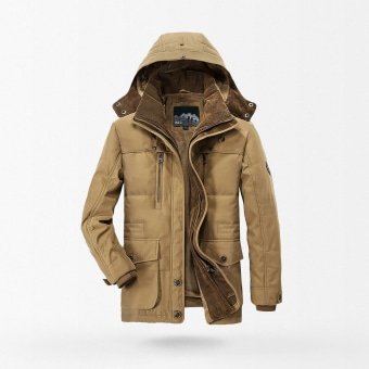 Parka militar con forro polar