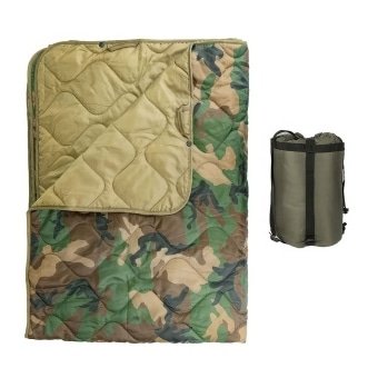Forro para poncho militar camuflaje Woodland