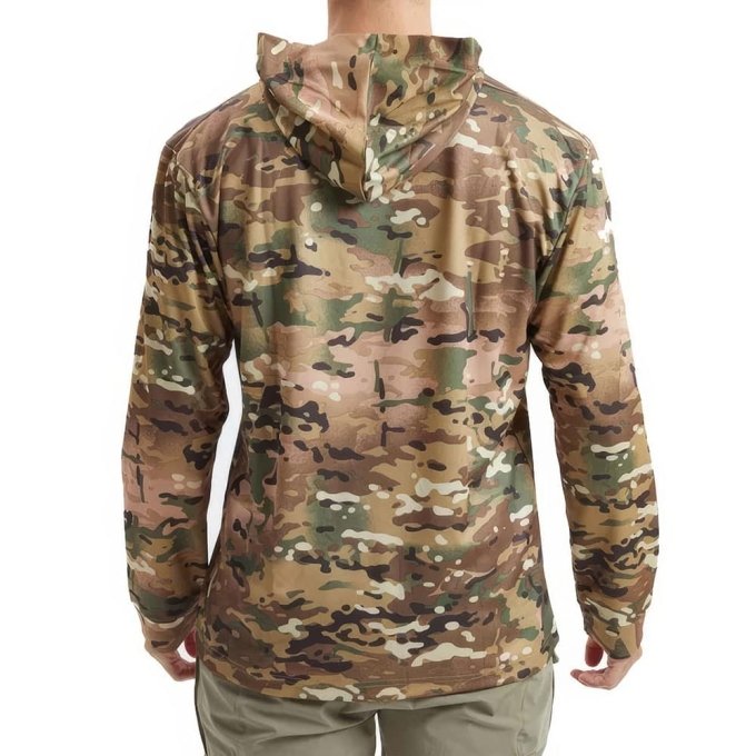 Camiseta táctica de manga larga con capucha - Imagen 2