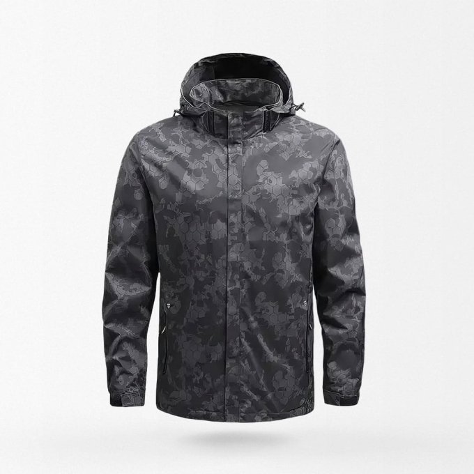 Chaqueta táctica impermeable con capucha