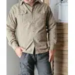 Camisa táctica abotonada con protección UV photo review