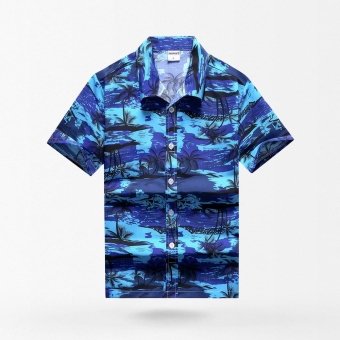 Camisa hawaiana Blue Lagoon