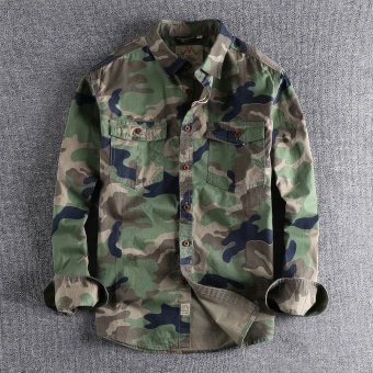 Camisa táctica de camuflaje para hombre