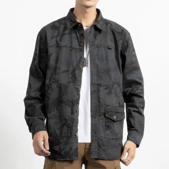 Camisa táctica camuflada de manga larga