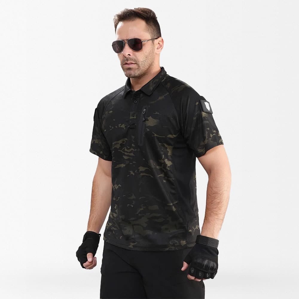 Polo camuflado con velcro - Imagen 2