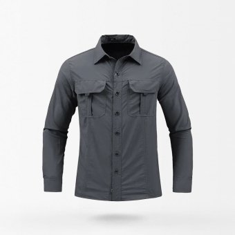 Camisas ligeras de botones con bolsillos