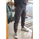 Pantalones cargo militares ajustados photo review