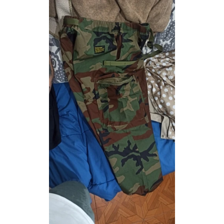 Pantalones cargo militares holgados photo review