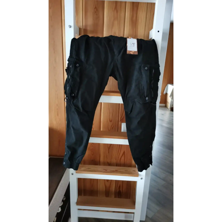 Pantalones cargo militares ajustados photo review