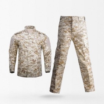 Uniforme militar de combate camuflaje digital desértico