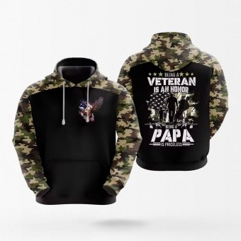 Sudadera «Ser veterano es un honor»
