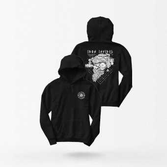 Sudadera con capucha Iron Infidel Valhalla Guerrero Nórdico