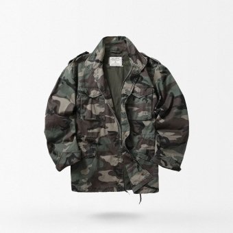 Chaqueta táctica de campo M-65 Woodland