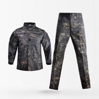 Uniforme de combate militar Multicam Black