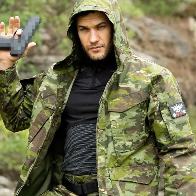 Chaqueta táctica M65 Multicam Tropic para hombre - Imagen 2