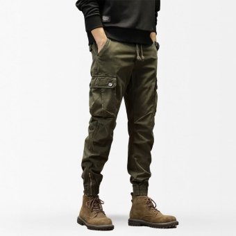 Pantalones jogger cargo militares