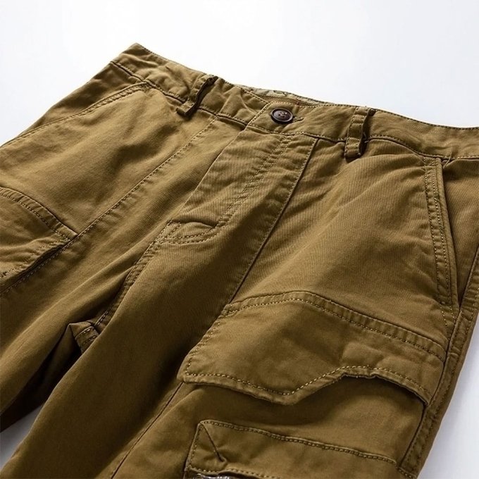 Pantalones cargo ajustados estilo militar - Imagen 2