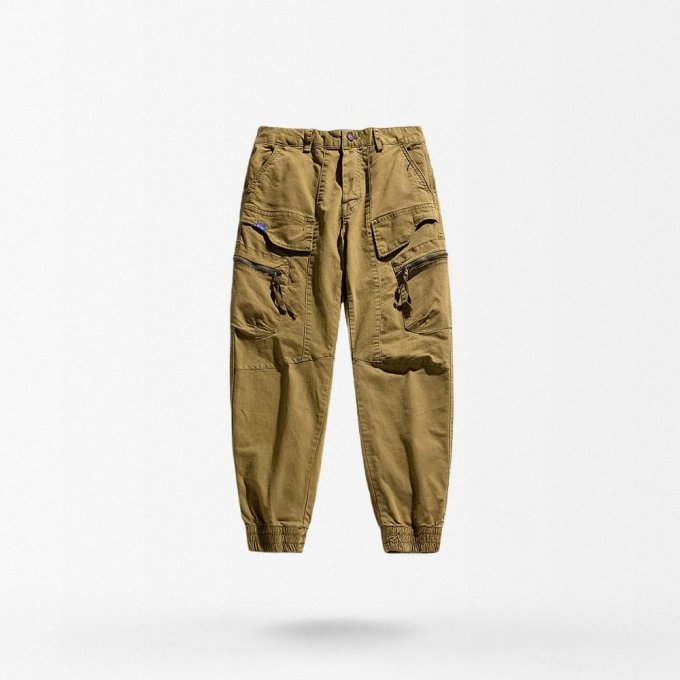 Pantalones cargo ajustados estilo militar