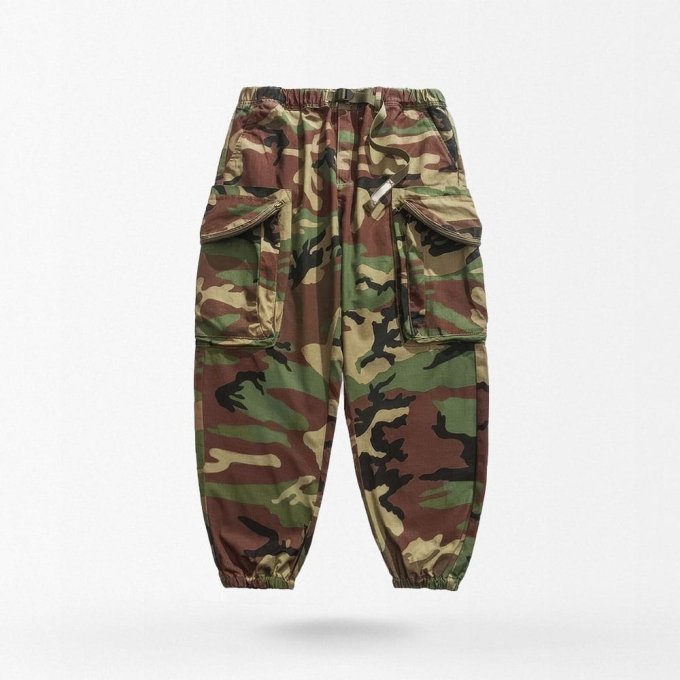 Pantalones cargo militares holgados