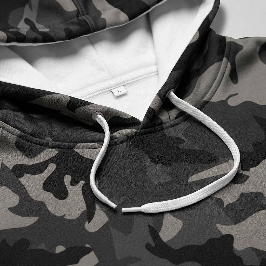 Dark grey camo hoodie
