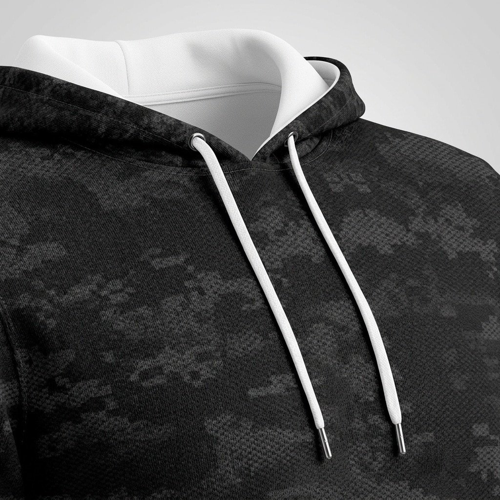 Digital black camo hoodie