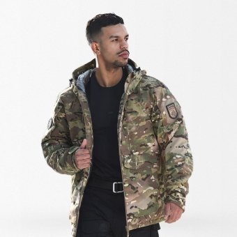 Chaqueta de invierno camuflaje térmica reflectante