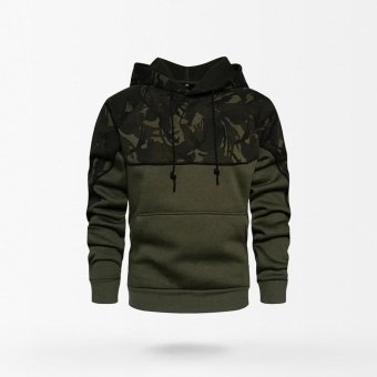 Sudadera con capucha camuflaje militar