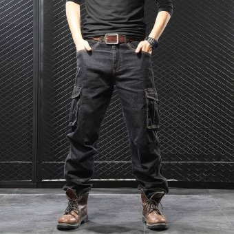 Jeans cargo militares para hombre