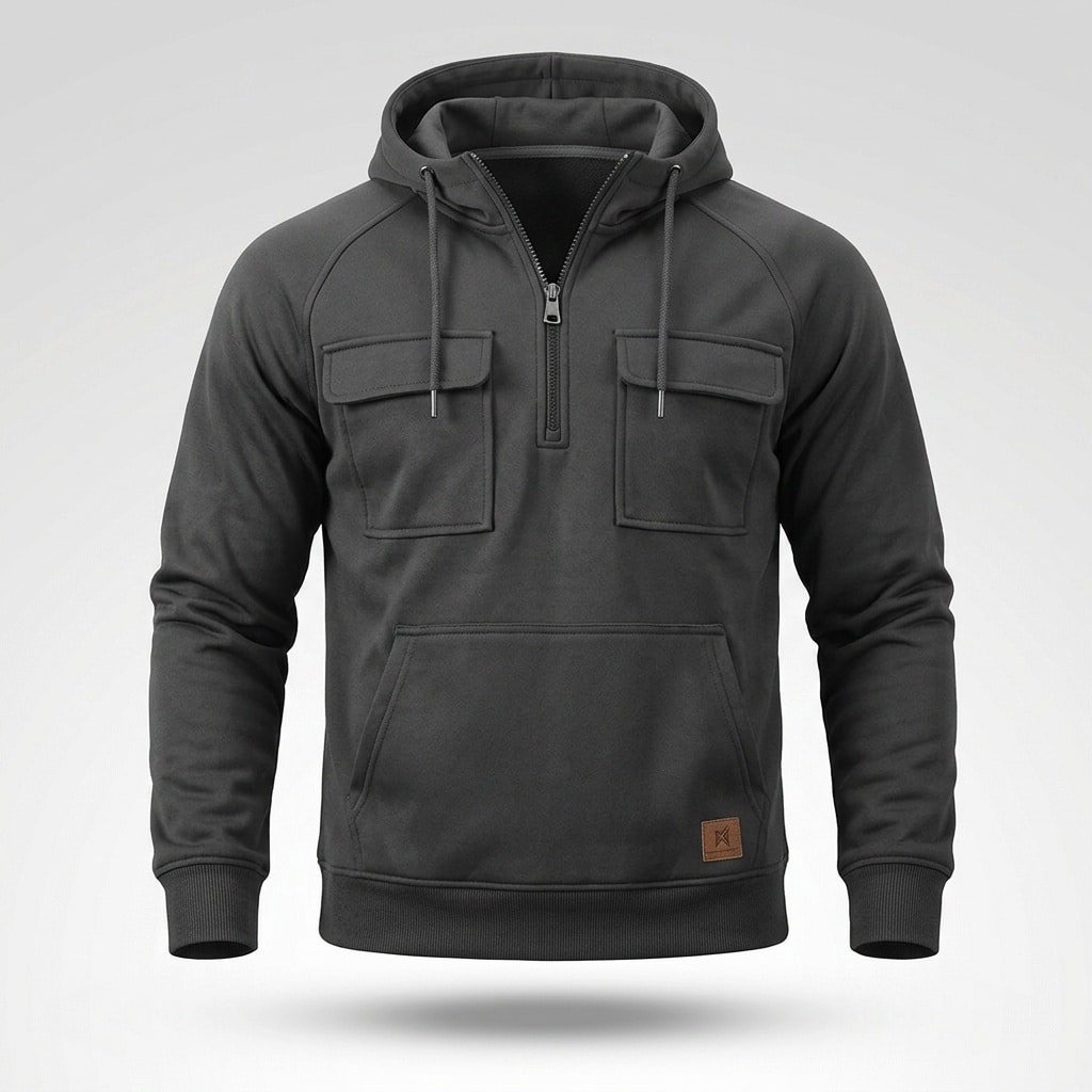tactical Half Zipper hoodie