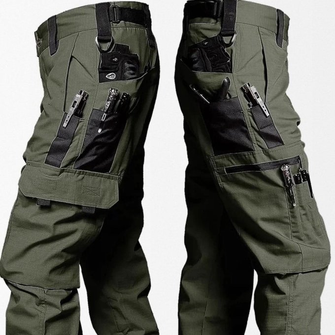 Pantalones cargo tácticos impermeables - Imagen 3