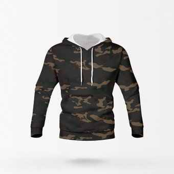 Sudadera con capucha camuflaje Woodland