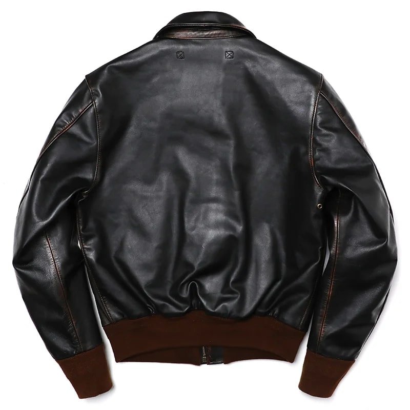 Flight jacket A2 Air Force Patch forro naranja - Imagen 4