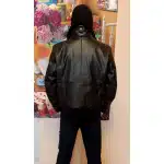 Cazadora bomber B3 con cuello de piel Negro photo review