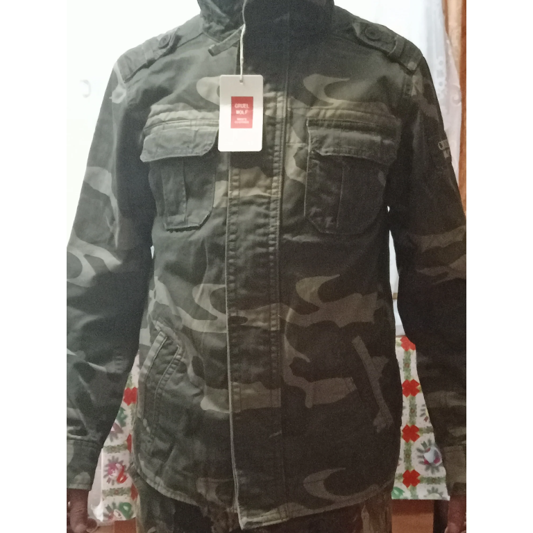 Chaqueta militar de campo M-65 verde photo review