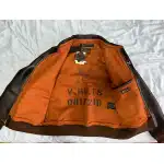 Flight jacket A2 Air Force Patch forro naranja photo review
